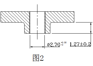 M3螺絲的抽牙孔